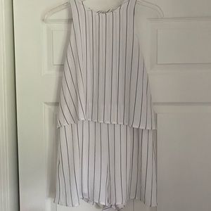 Striped romper